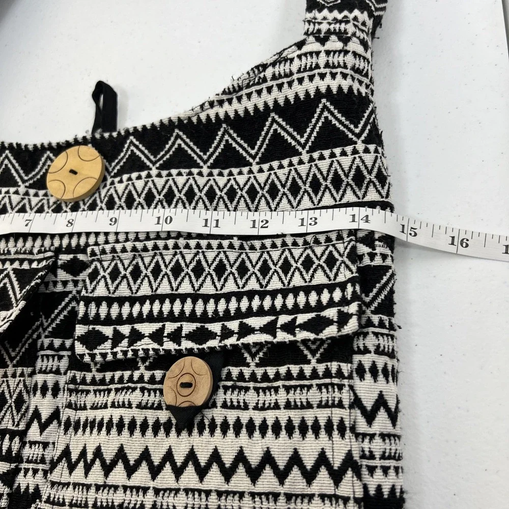 Tribe Azure Handcrafted Fair Trade Large Black‎ 100% Cotton Hobo Hippie Boho Bag